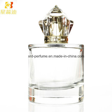 Botella de cristal vendedora caliente del perfume 100ml con el casquillo de Surlyn